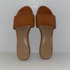 Nude Slide Sandals
